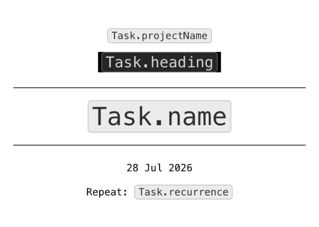 test example output